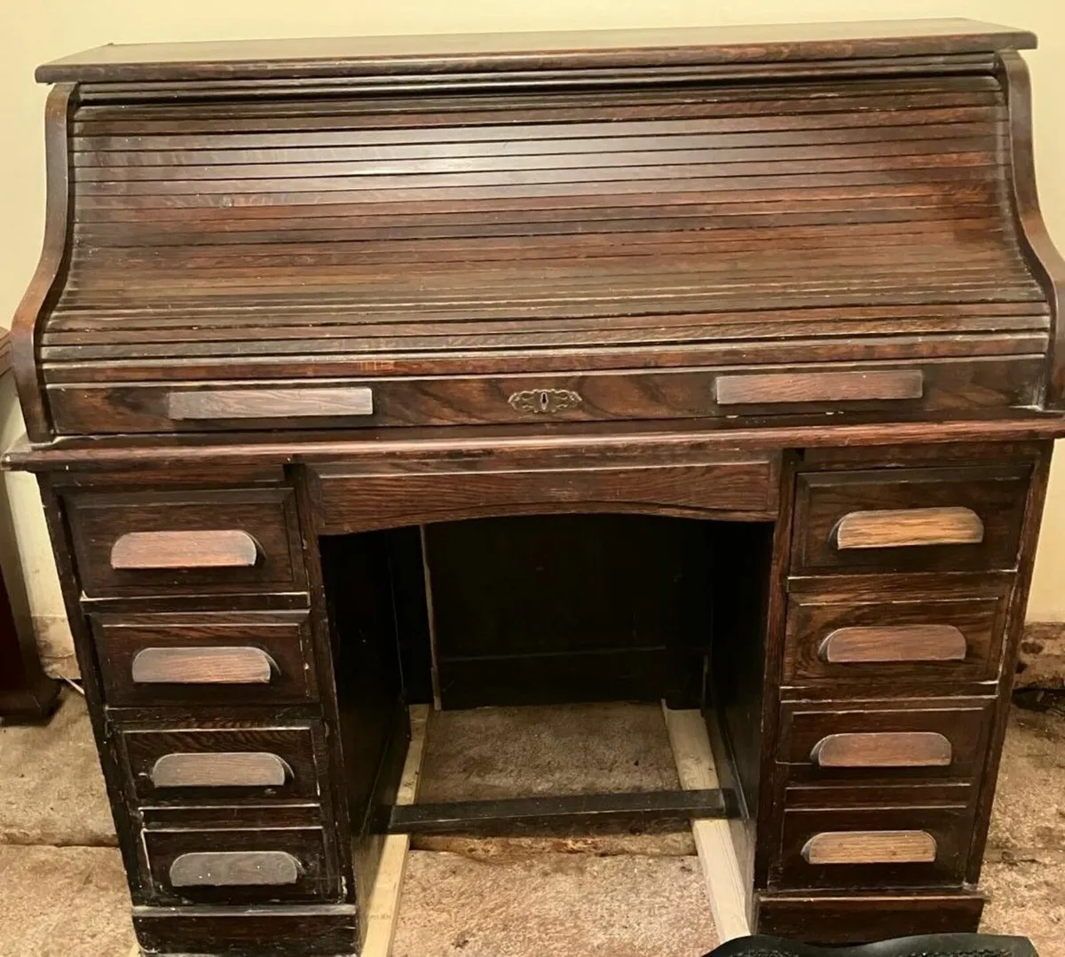 Roll top secretary desk deals for sale