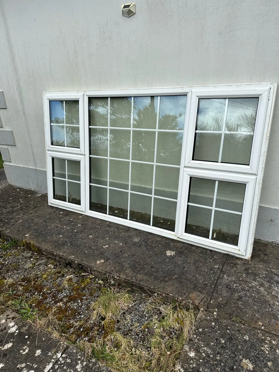 5 Double Glazed PVC Windows - Image 1