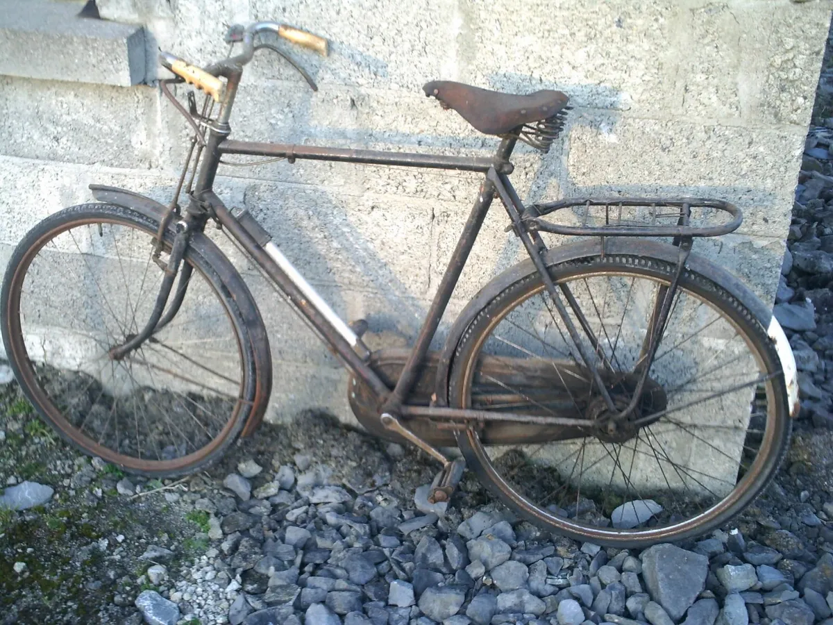 Old rusted bicycle for hot sale sale