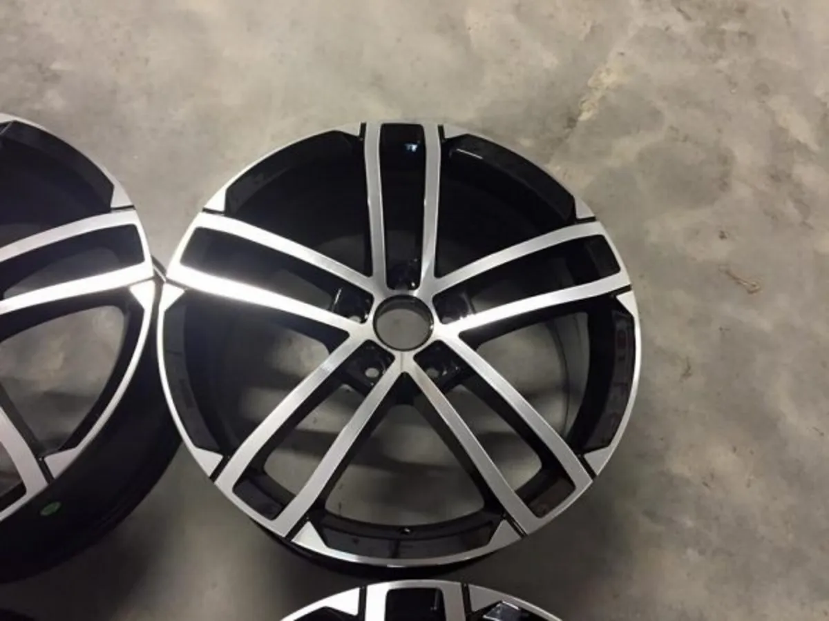 18 19" Inch VW Golf GTi Nogaro Style Alloys 5x112 - Image 4