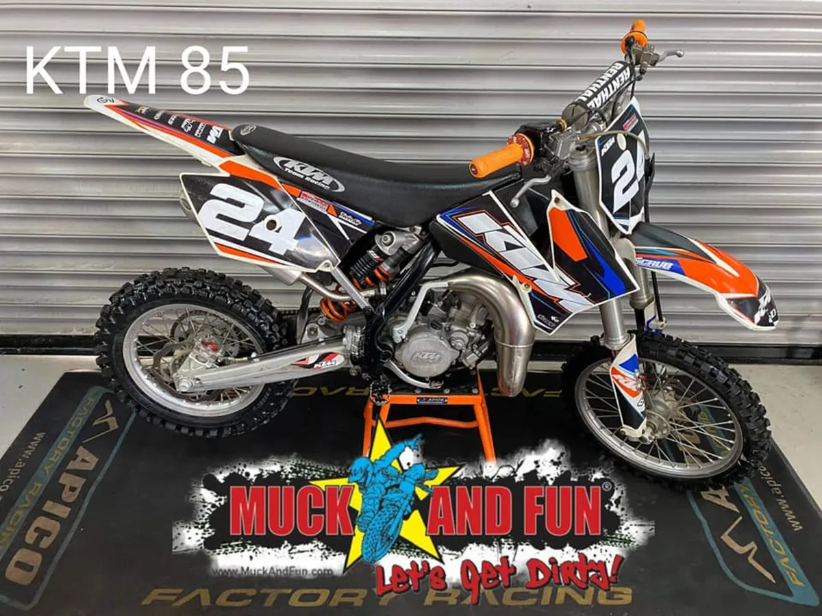 MINT Ktm 85 sx 2 STROKE CHOICE DELIVERY PARTX