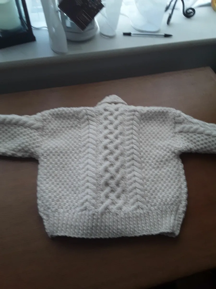 Brand new hands knitted Baby Aaron cardigan for sale in Co. Dublin for