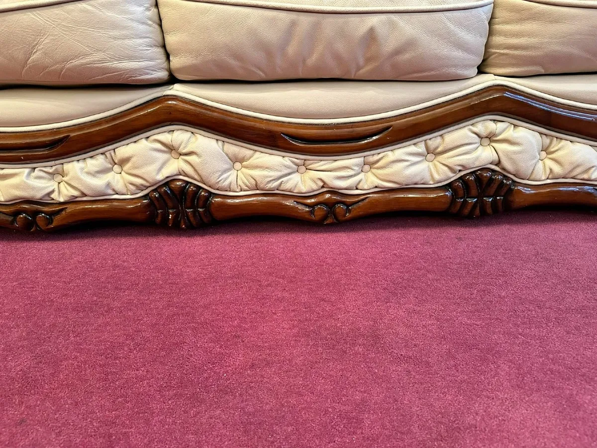 Genuine Italian Leather Couch for Sale for sale in Co. Galway for €500