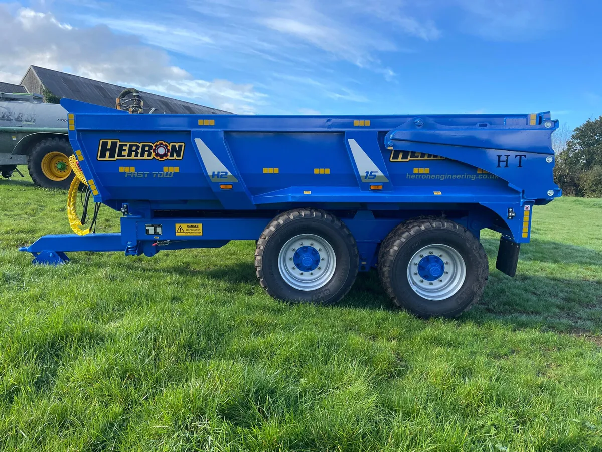 Herron H2 Fast Tow 15T Dump Trailer - Image 2