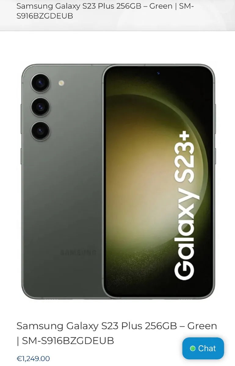 Samsung S23 plus 256GB Phone, buds pro & otter box