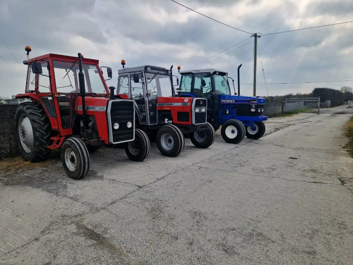Selection of 2wd Tractors