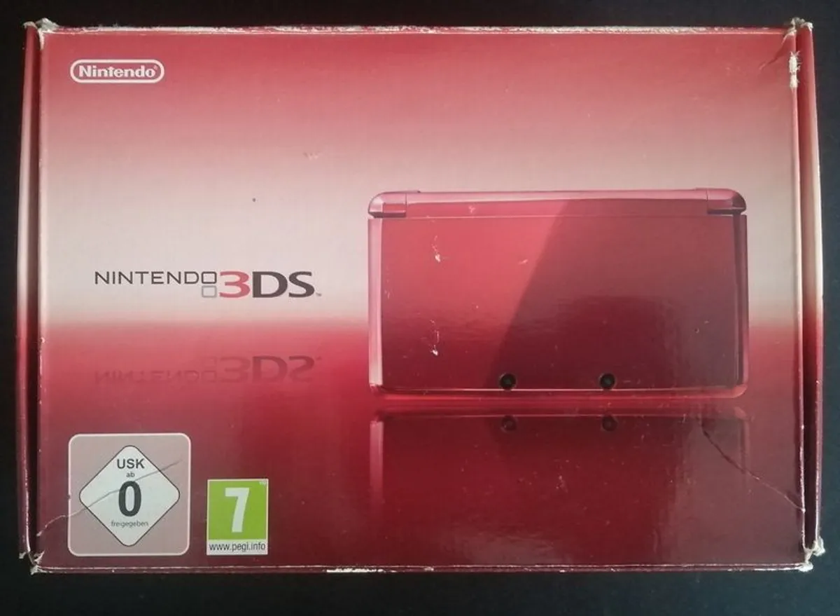 Nintendo | 3DS | Metallic Red | Boxed | Video Game | PAL