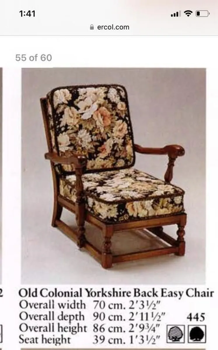 1980 armchairs - Image 1