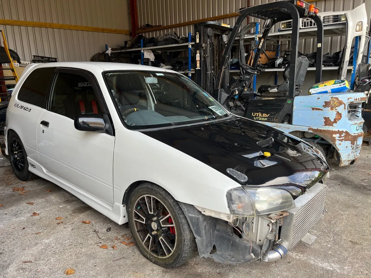 Toyota starlet Glanza V 300bhp for breaking