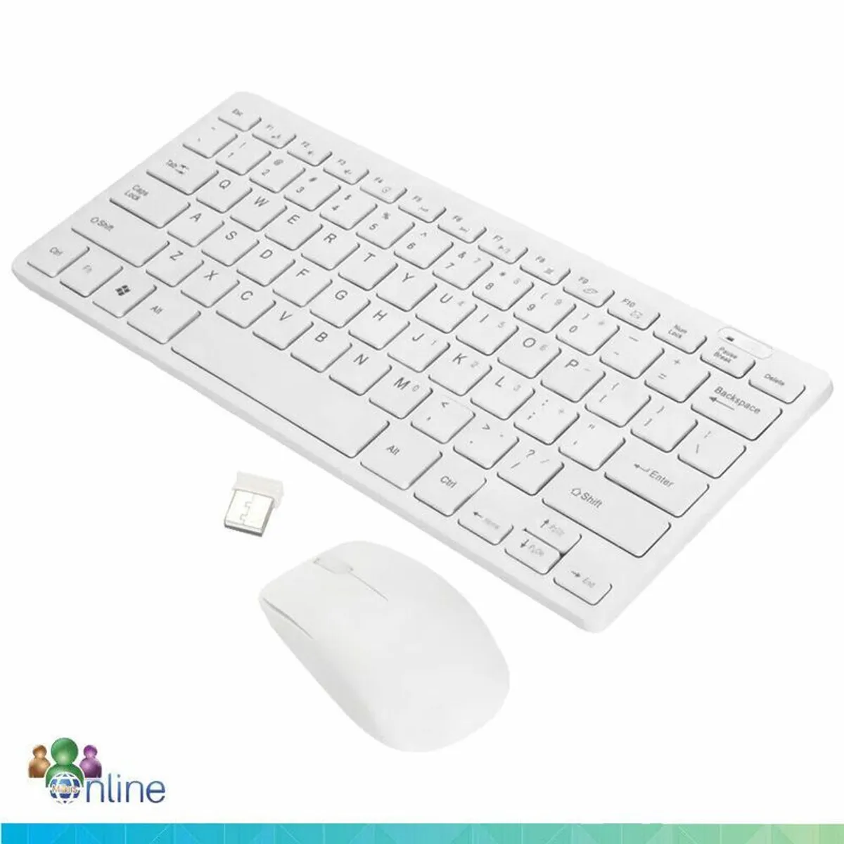 ANG KM-03 2.4G Wireless Keyboard And Mouse Portable Mini Keyboard Mouse Combo - Image 1