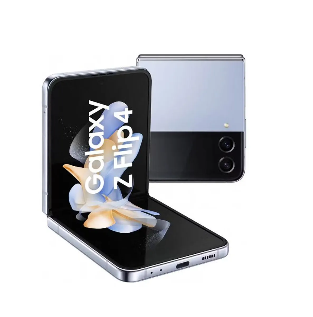 Samsung Galaxy Z Flip4 256GB 5G Mobile Phone Dual Sim Unlocked - Blue (Warranty August 2024) Grade A - Image 1