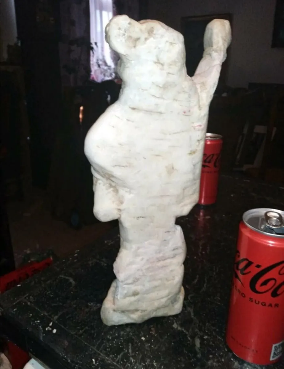 Antique unusual marble statue - Image 2