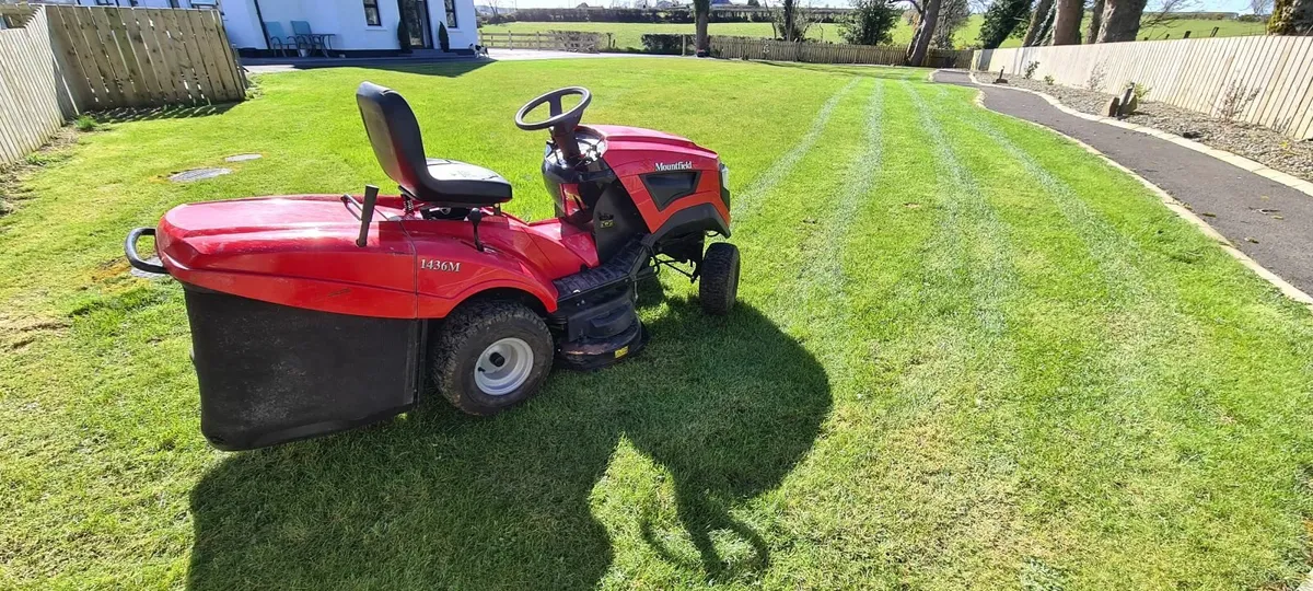 Donedeal ride deals on lawn mowers