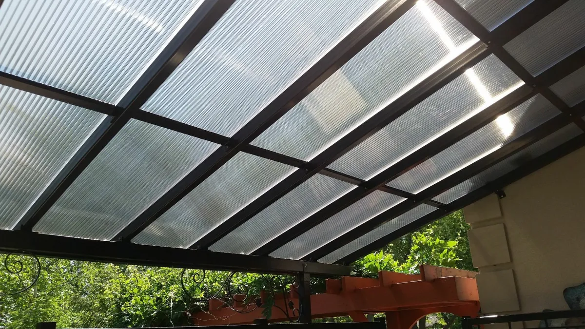 Polycarbonate sheets XL size roof cover