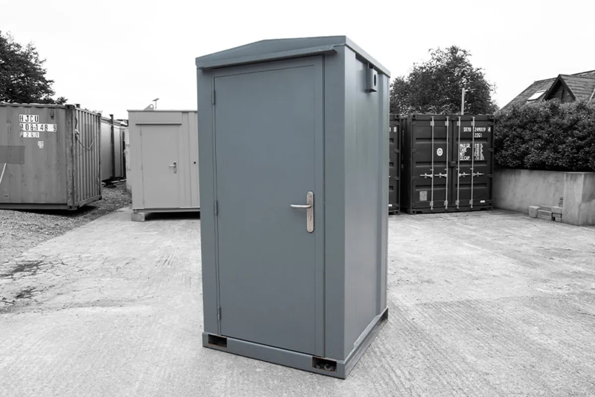 5ft x 5ft Grey Toilet Block New