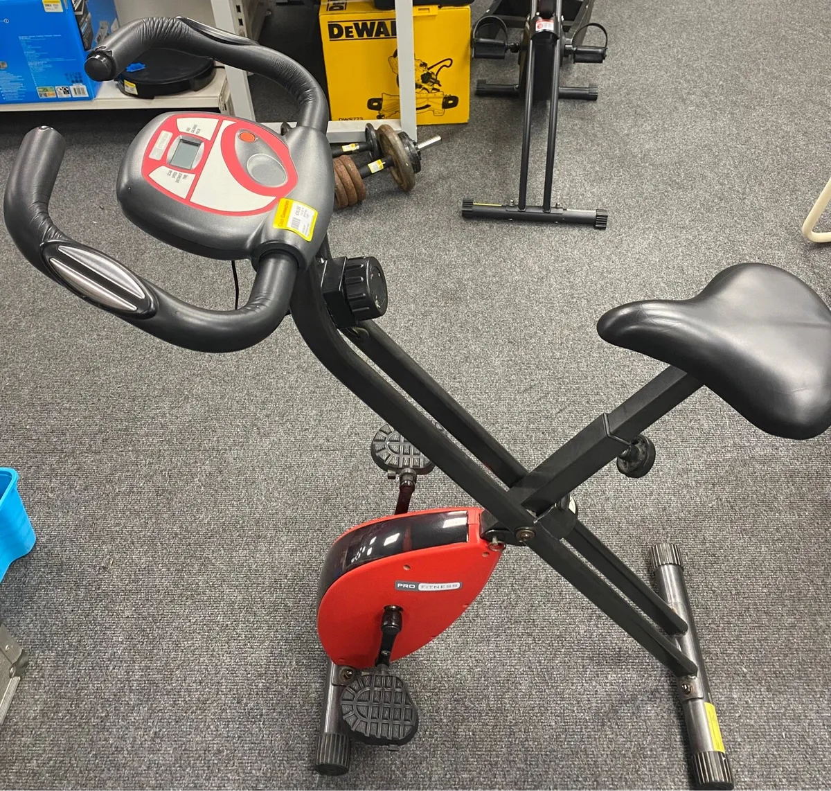 Pro fitness cheap folding exercise bike