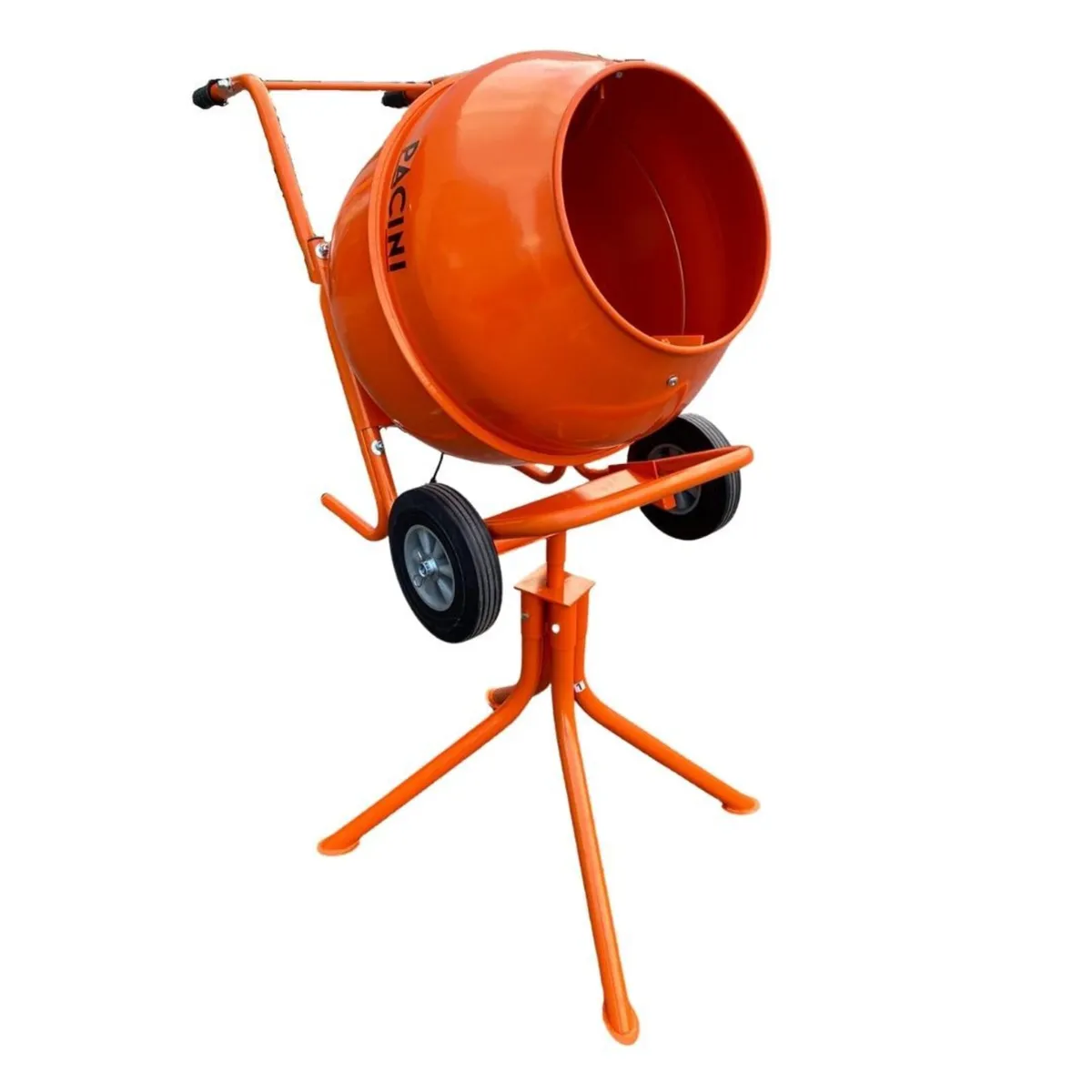 Electric Cement Mixer With Stand 240v 140l Drum - Image 1