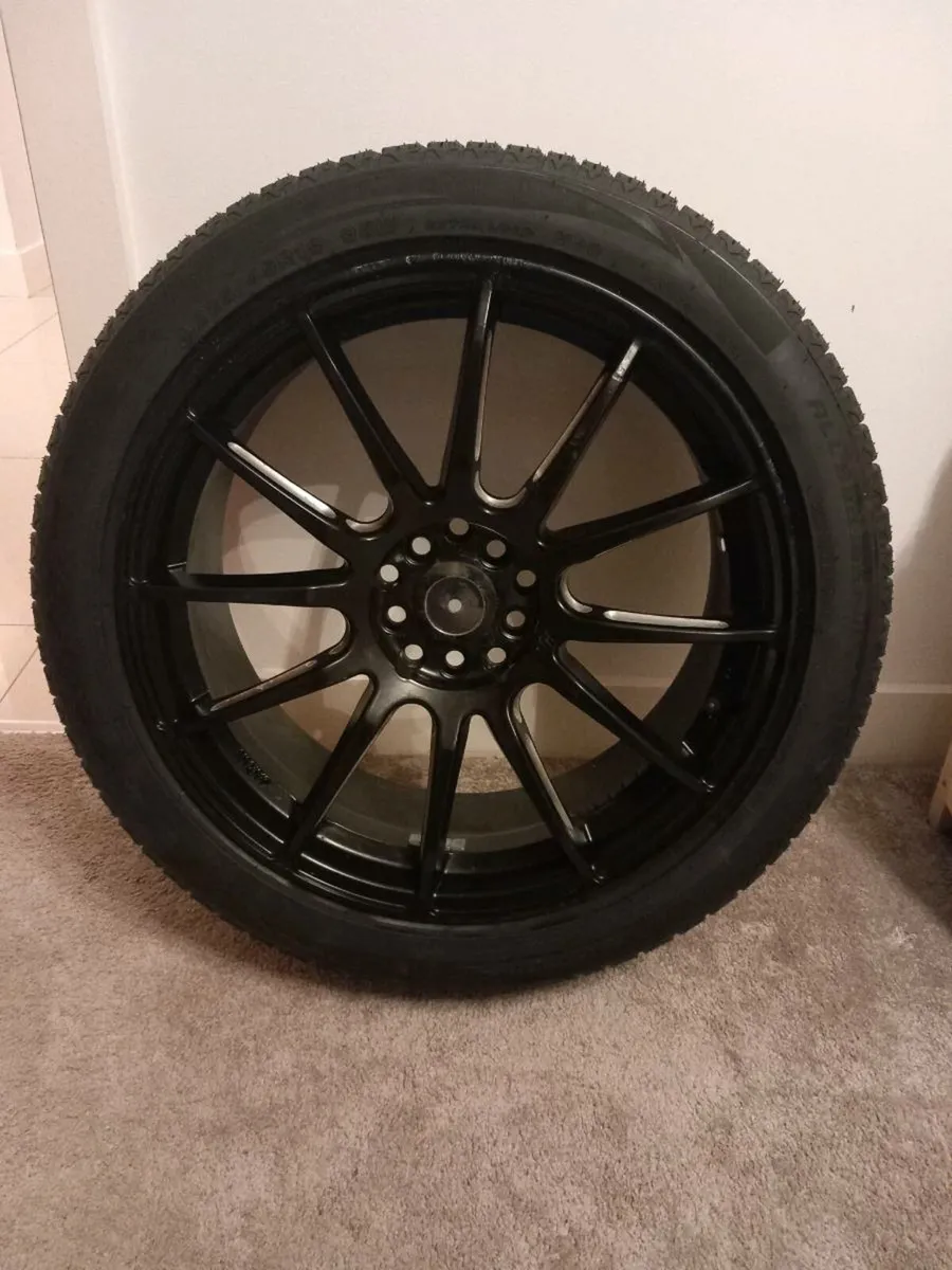18" wheels with new all season tires