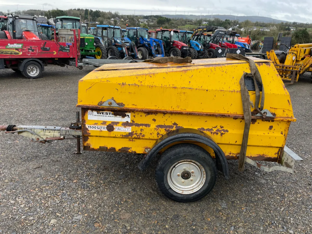 Western Bunded diesel bowser 1100litre - Image 1