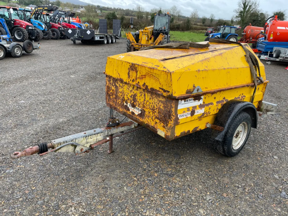 Western Bunded diesel bowser 1100litre - Image 2