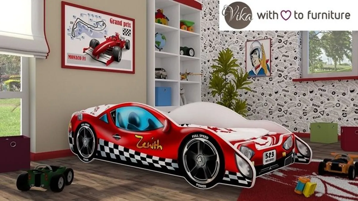 Single kids Car Bed ZENITH-- FREE led lights FREE delivery mattress included - Image 1