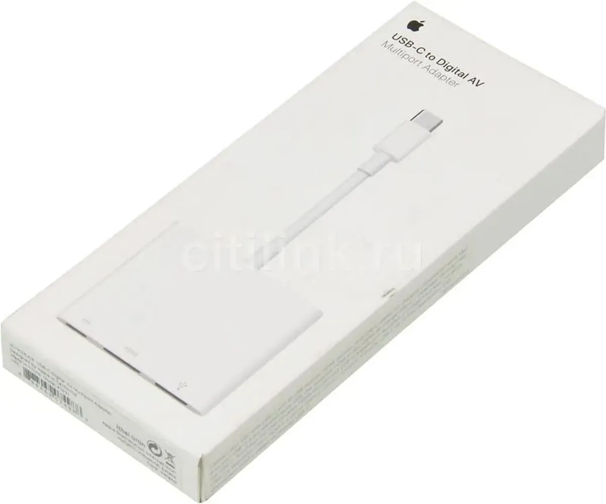 Original Apple Mj1k2zm/a Usb-c Digital Av Multiport Adapter A1621 New