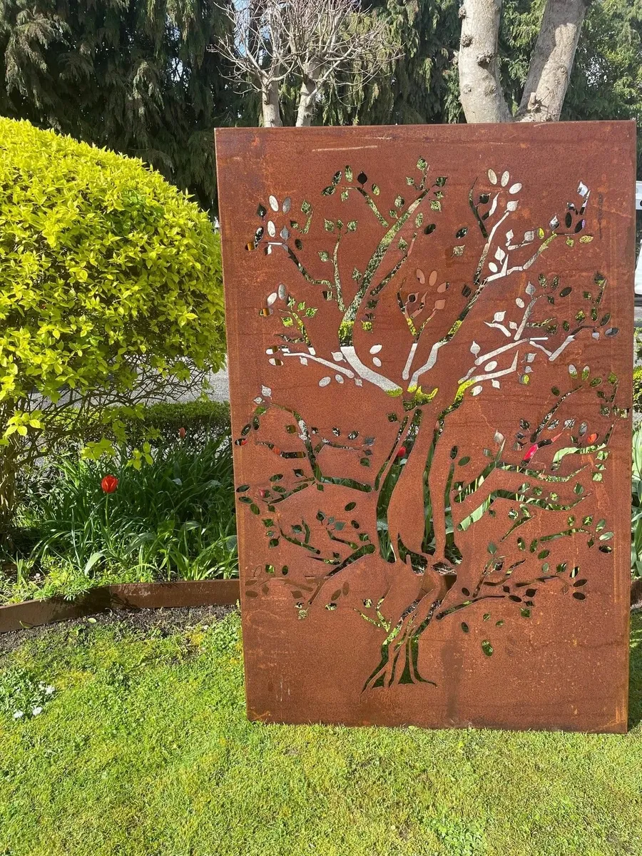 Corten Steel Bespoke Panelling and wall features. - Image 2