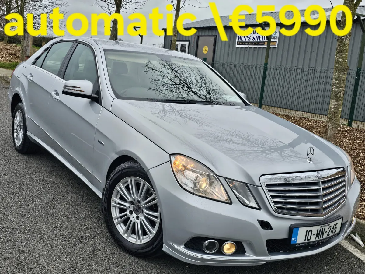 2010 MERCEDES BENZ E-CLASS AUTOMATIC NCT&TAX €3990 - Image 1