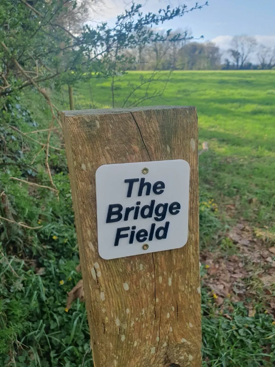 Paddock Numbers & Custom Field Name Signs - Image 2
