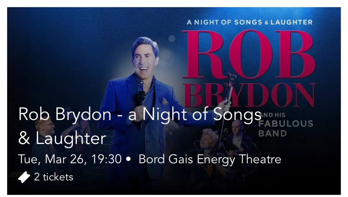 Rob Brydon tickets x 2
