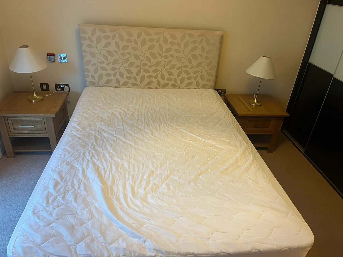 Bed frame + king size mattress for Sale for sale in Co. Dublin for €150 on DoneDeal