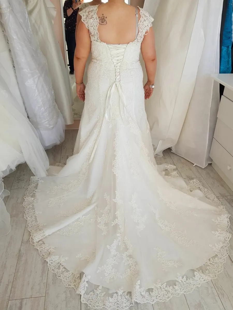 Plus sized wedding dress