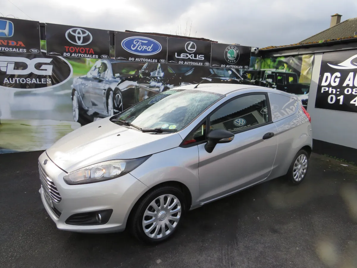 Ford Fiesta 2014 3DR  COMMERCIAL VAN SILVER - Image 1