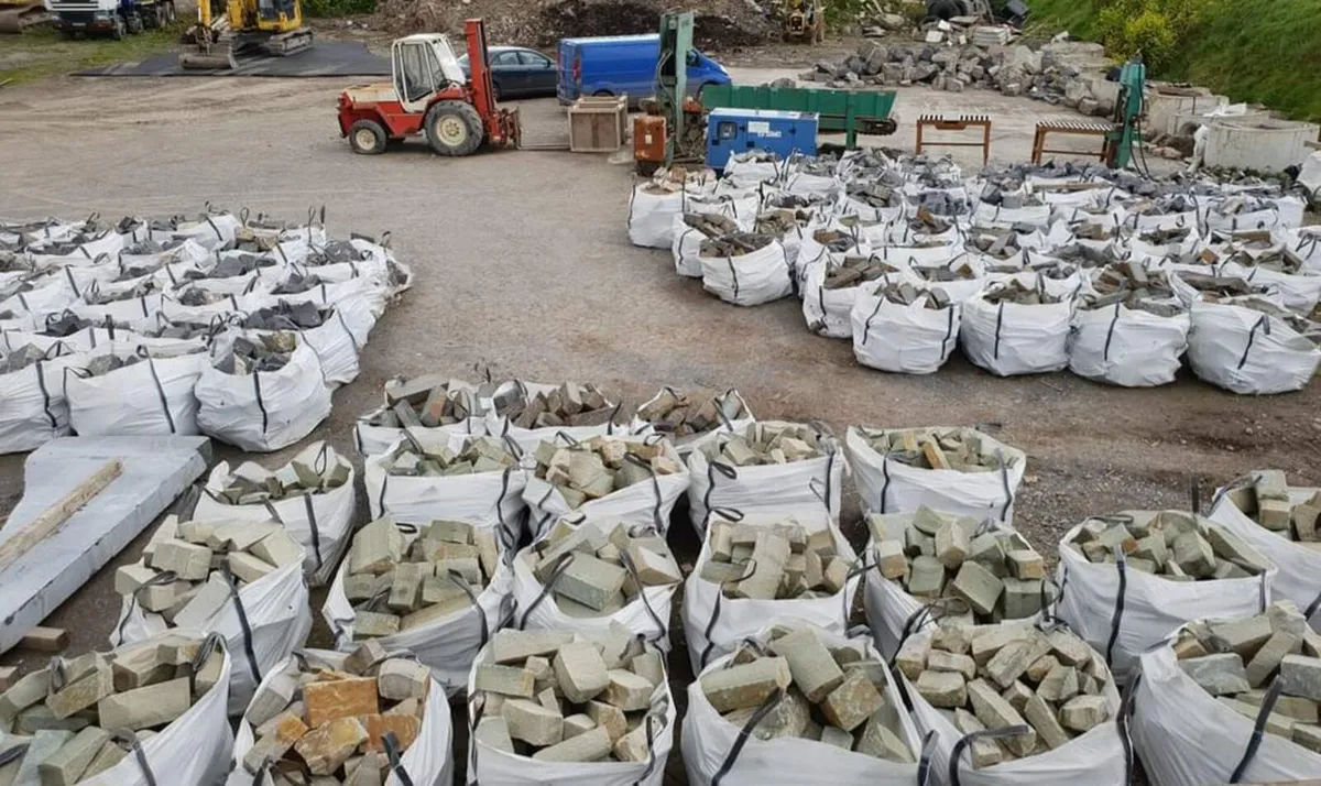 Tonne bags limestone sandstone liscannor