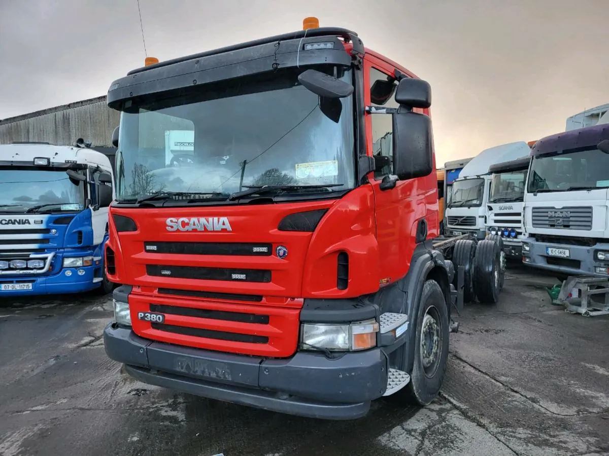 8 Scanias for exporting
