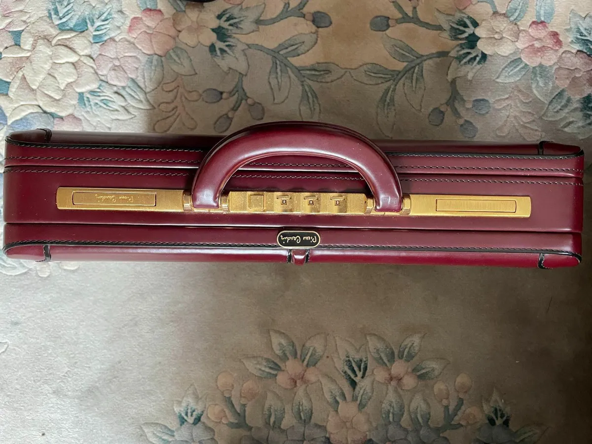 Briefcase Pierre Cardin Wine Leather - Image 1