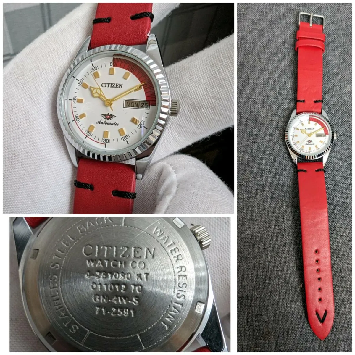 Citizen 21j Mens Day date Auto mechanical Watch