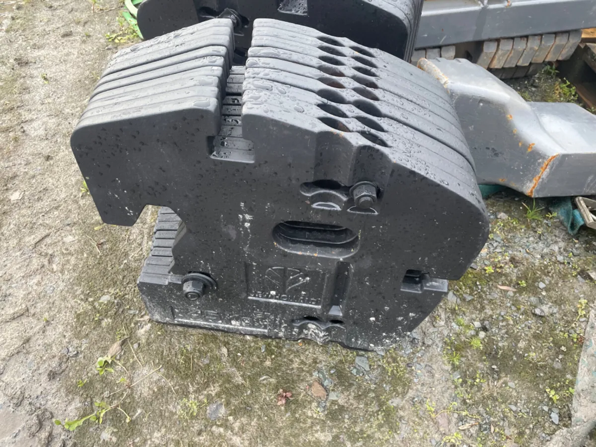 9 New Holland 45kg Fan Weights - Image 2