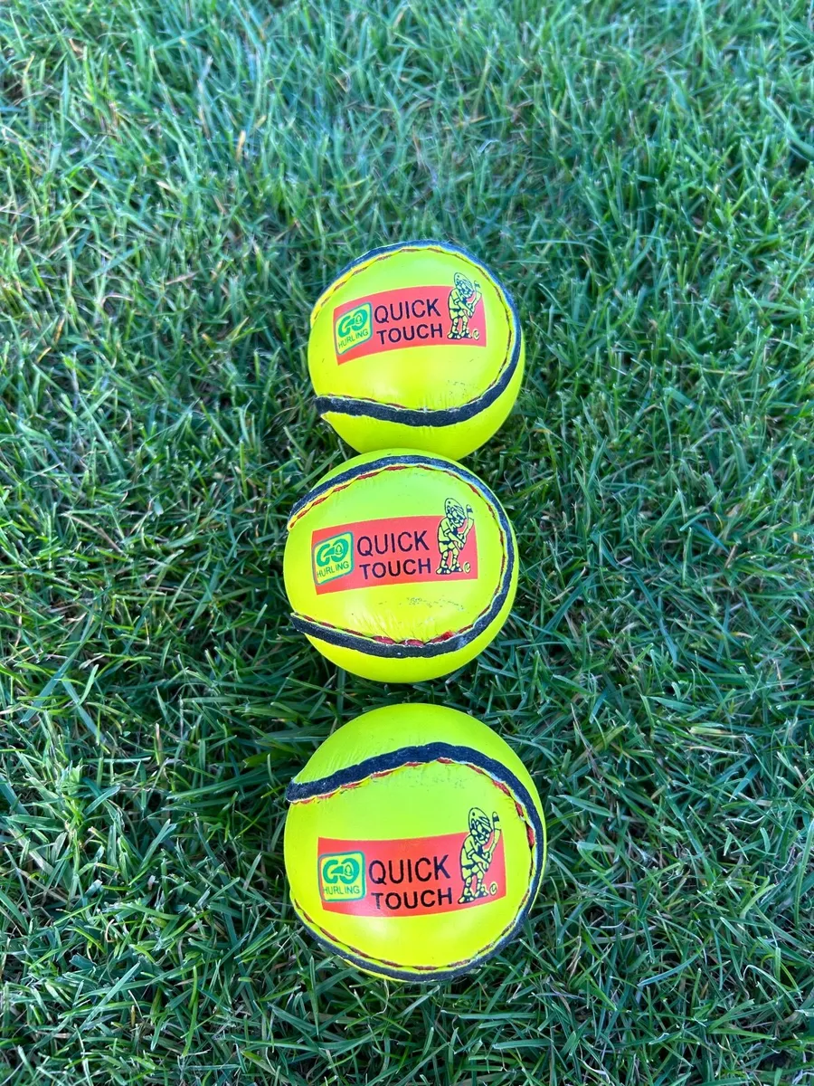 Quick Touch Sliotars Yellow/ Hurley/ Hurling - Image 1