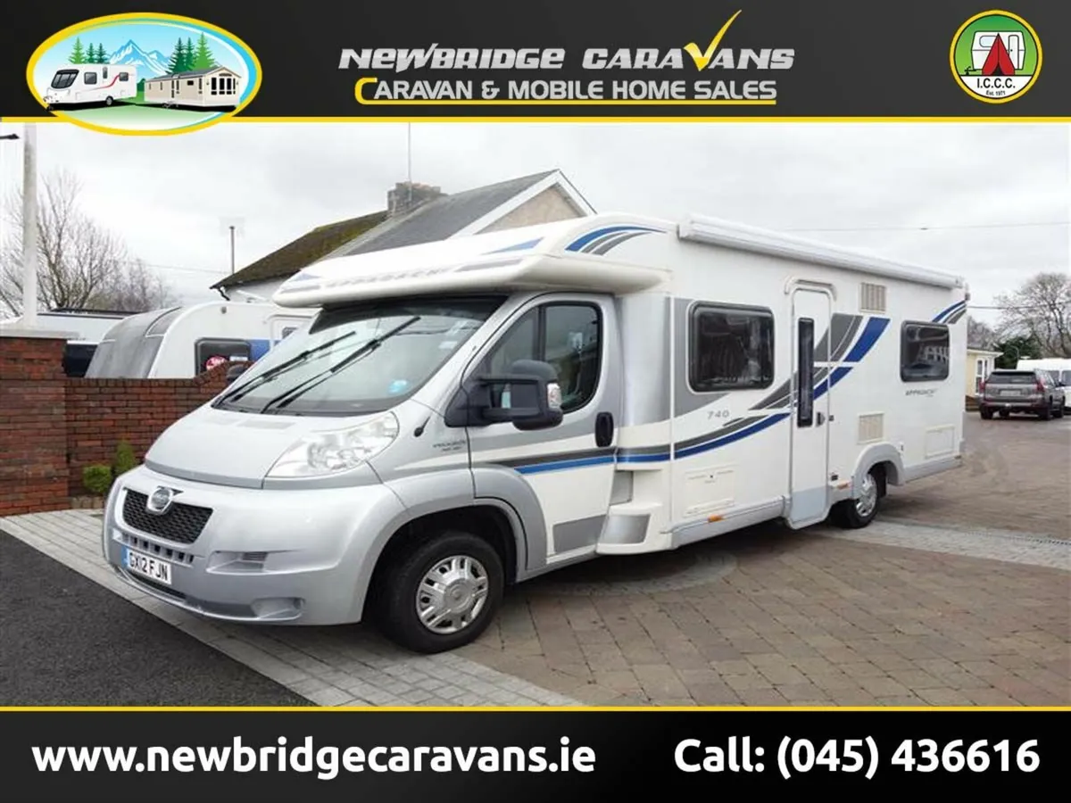 2012 bailey approach se 740 low profile motor home