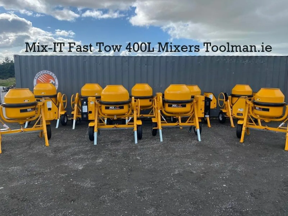 Mix-IT Tow Behind Mixers Petrol & Diesel - Image 1