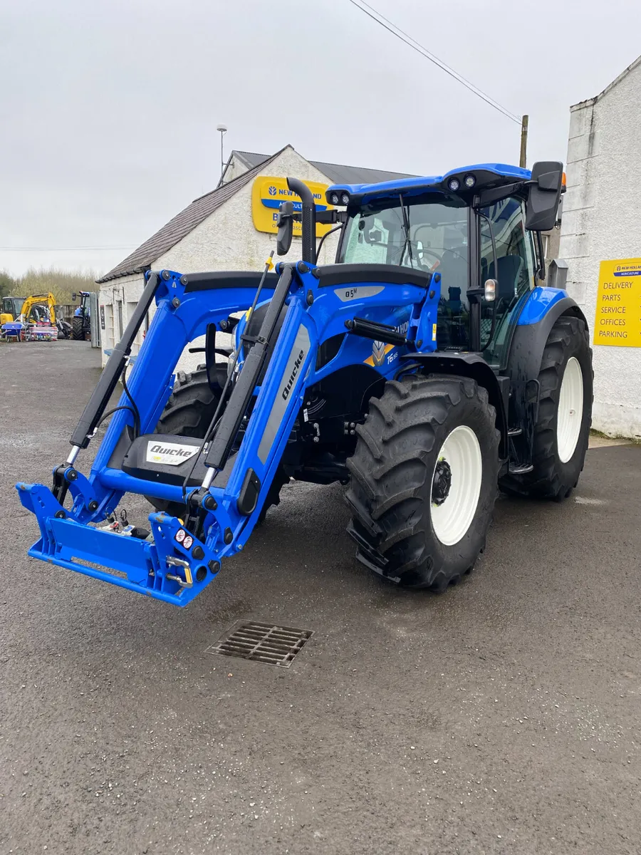 NEW HOLLAND T6.155 CW QUICKE Q5M LOADER