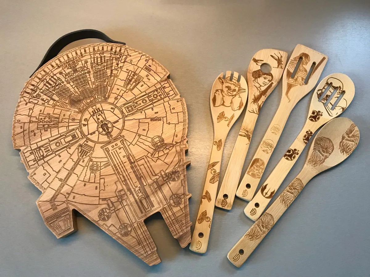Star Wars theme charcuterie & utensil set - Image 1