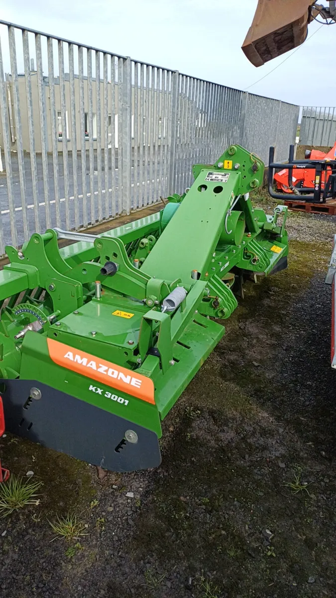 New Amazone KX 3001 Power Harrow