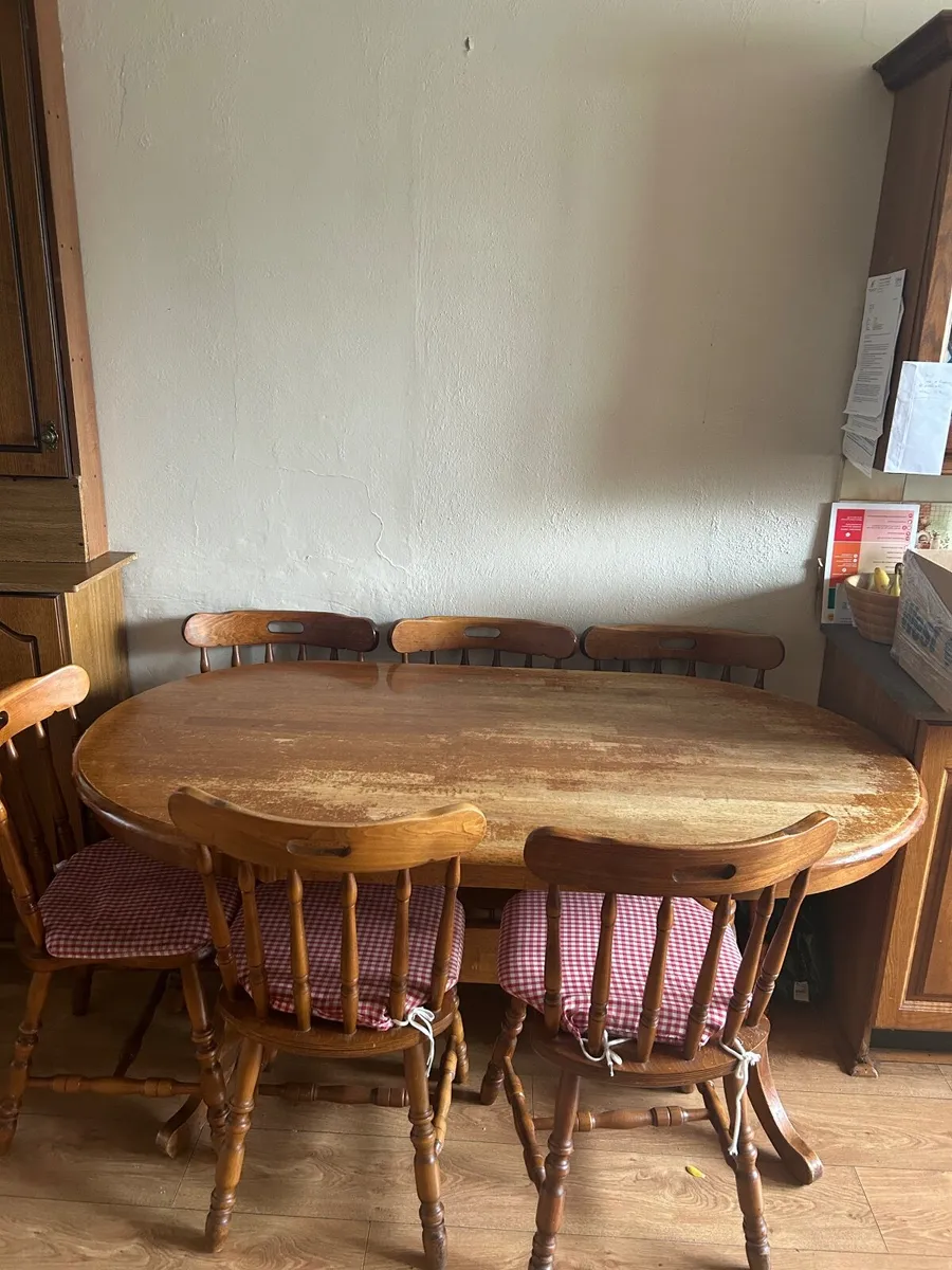 Donedeal kitchen deals table and chairs