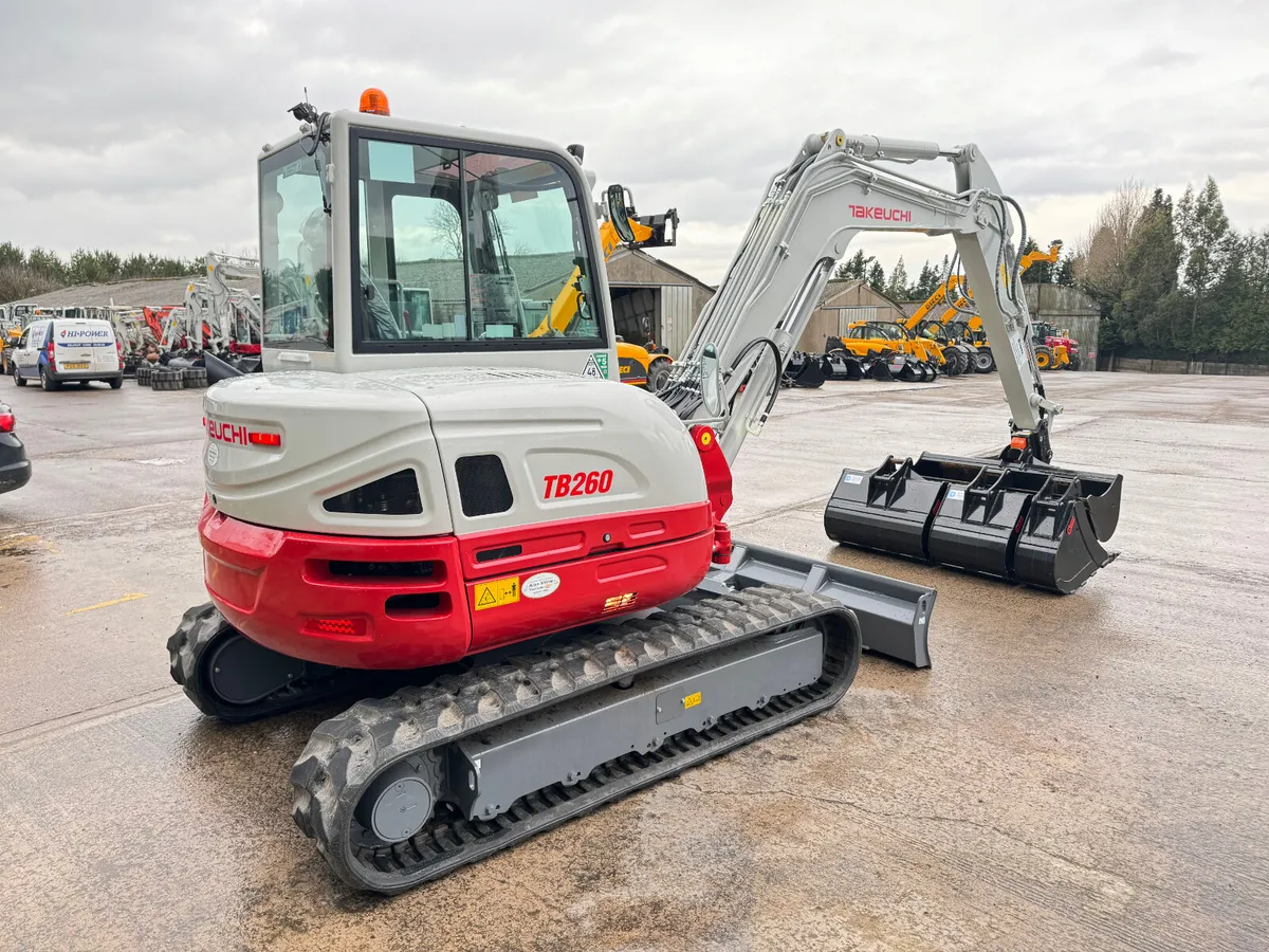 New Takeuchi TB260 - 6 Ton Digger - Image 1