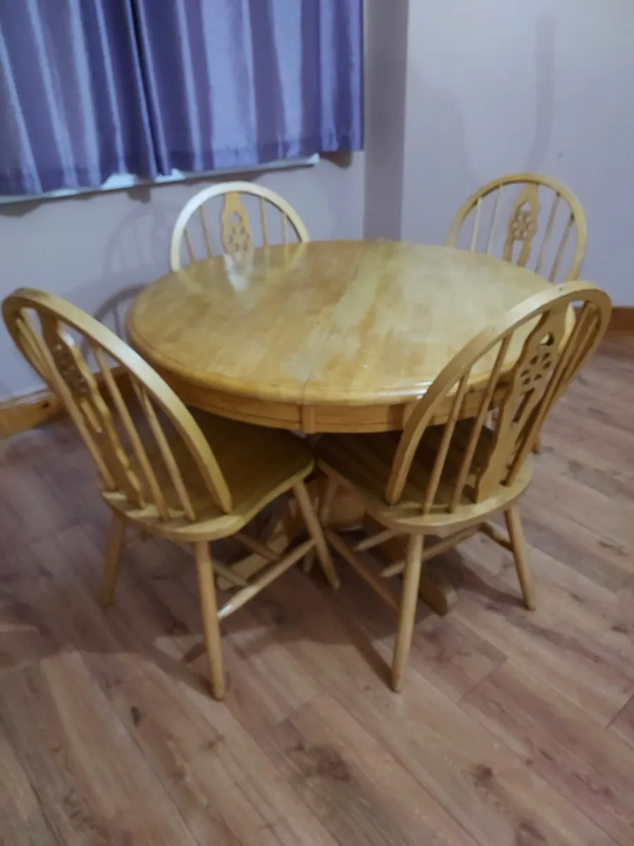 Table and 4 chairs for sale in Co. Donegal for 50 on DoneDeal