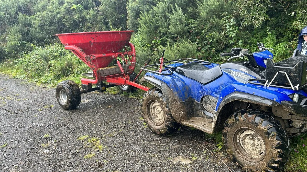 Mowing, Tedding, Quad Spreading and Post Driving - Image 4