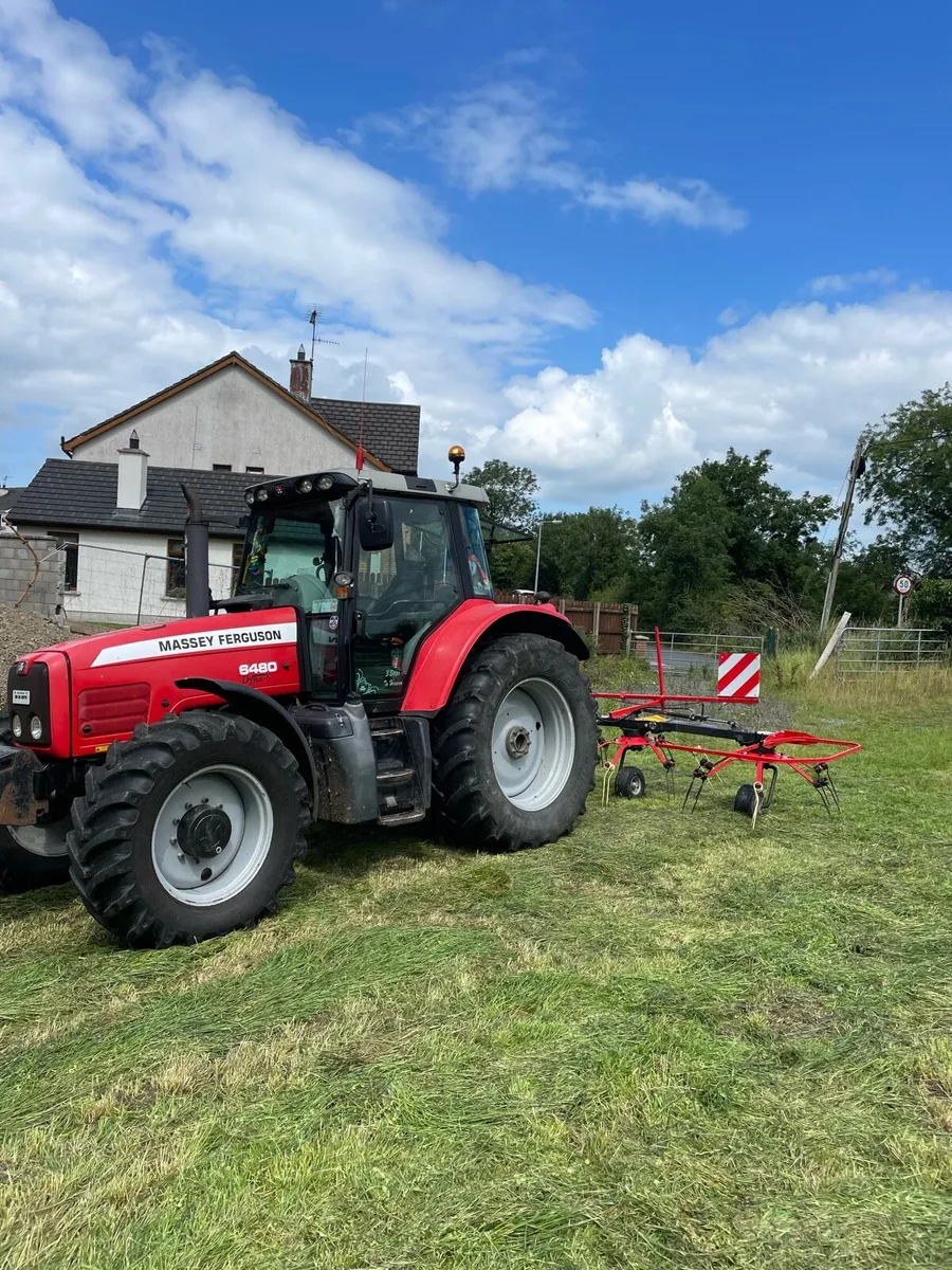 Mowing, Tedding, Quad Spreading and Post Driving - Image 3