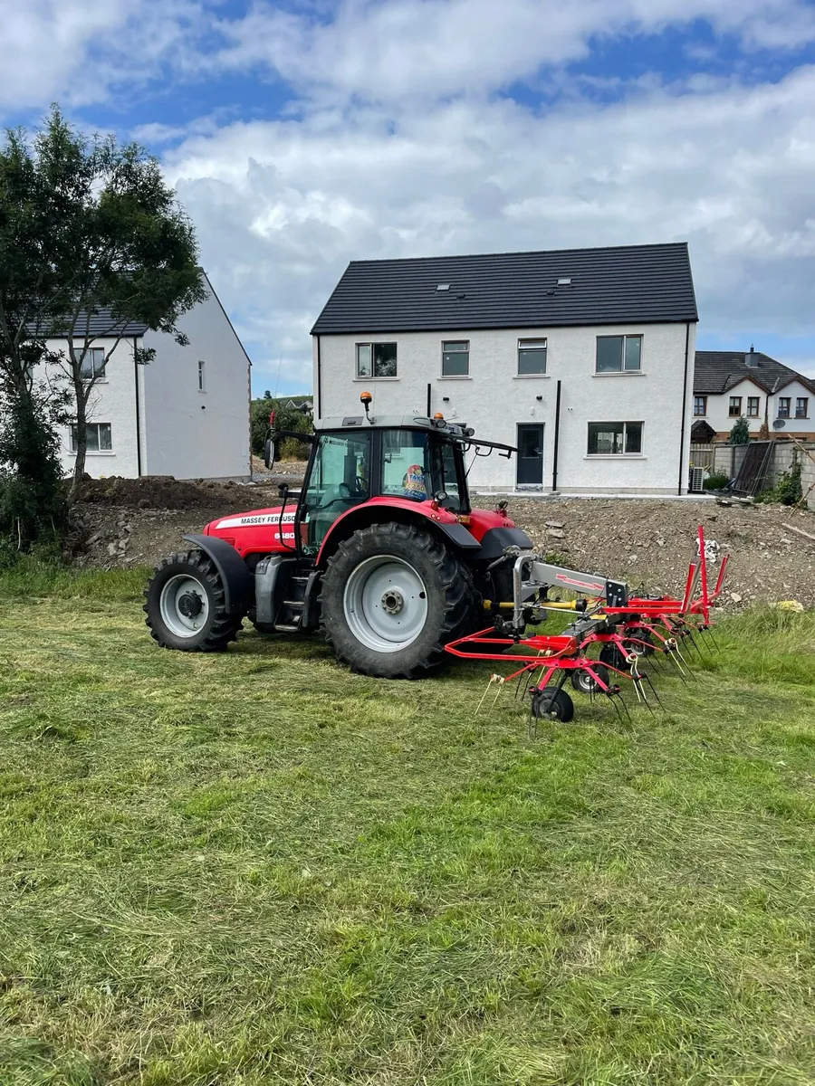 Mowing, Tedding, Quad Spreading and Post Driving - Image 2